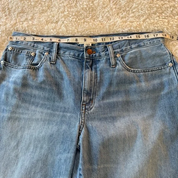 Madewell The Slouchy Boy Jean Denim Pants Size 31P NG831 - Picture 8 of 16